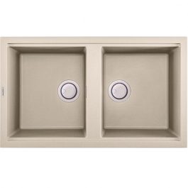 Chậu rửa đá Granite Malloca màu kem BIANCO G-45062