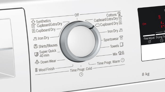 Điều khiển Máy sấy quần áo Bosch WQG24200SG
