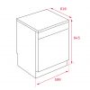 Kích thước Máy rửa chén TEKA LP9 840