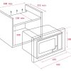 Kích thước Lò vi sóng Teka ML 820 BIS
