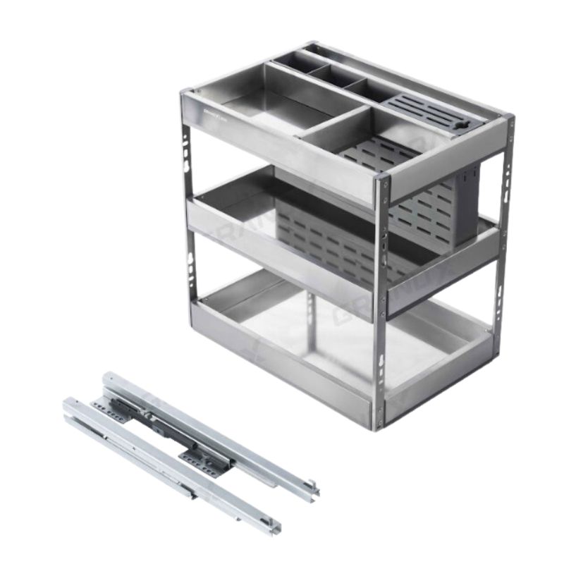 Giá đựng chai lọ, gia vị, dao thớt GrandX XK.B25S Giá đựng chai lọ, gia vị, dao thớt GrandX XK.B25S