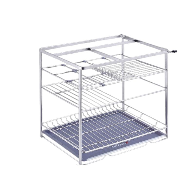 Giá đựng chai lọ gia vị nan dẹt GrandX XS.40S2 Giá đựng chai lọ gia vị nan dẹt GrandX XS.40S2